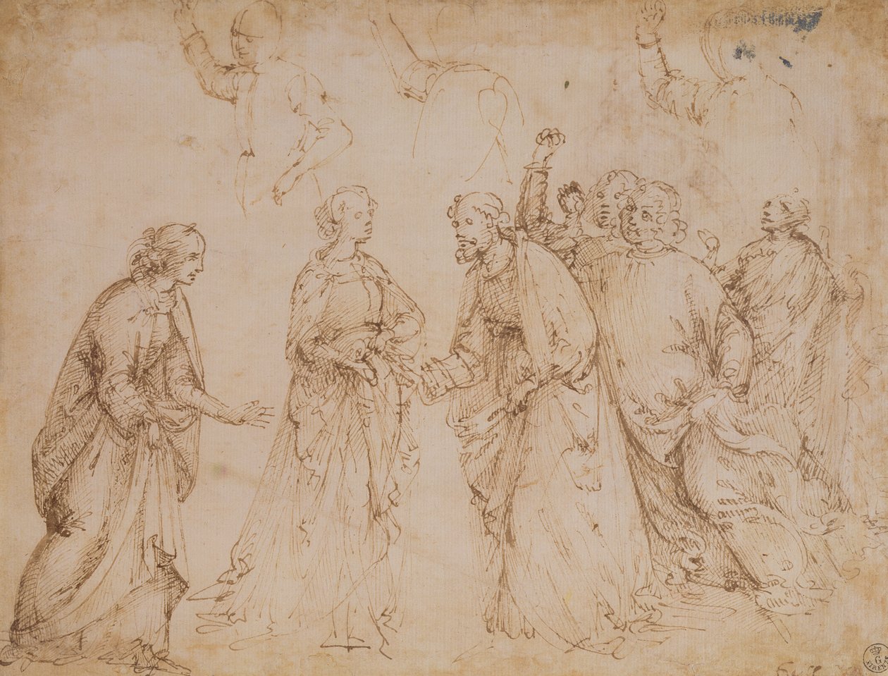 Jungfruns äktenskap av Domenico Ghirlandaio