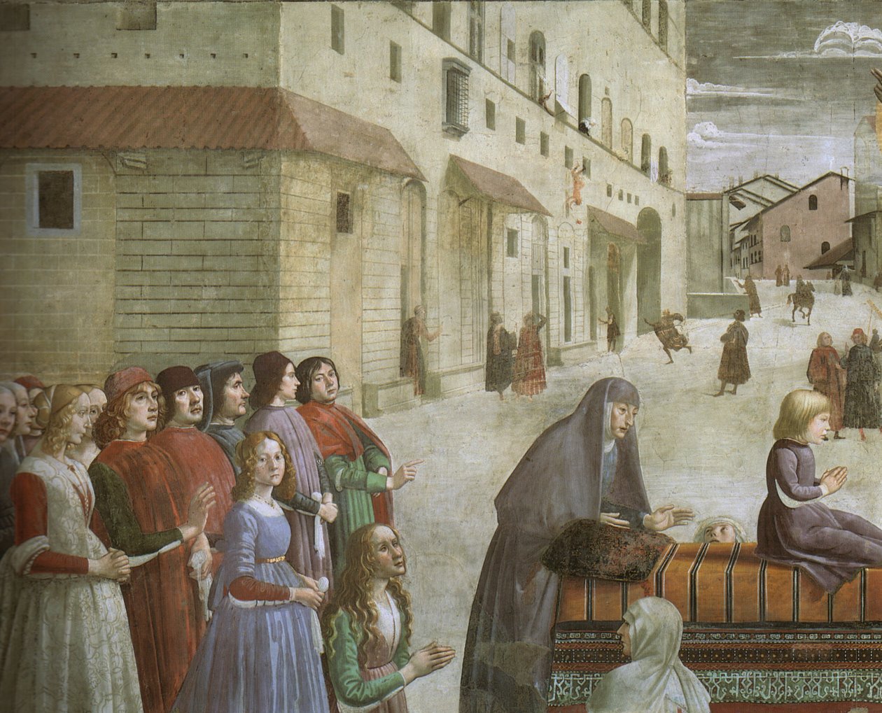 Pojkens återuppståndelse av Domenico Ghirlandaio