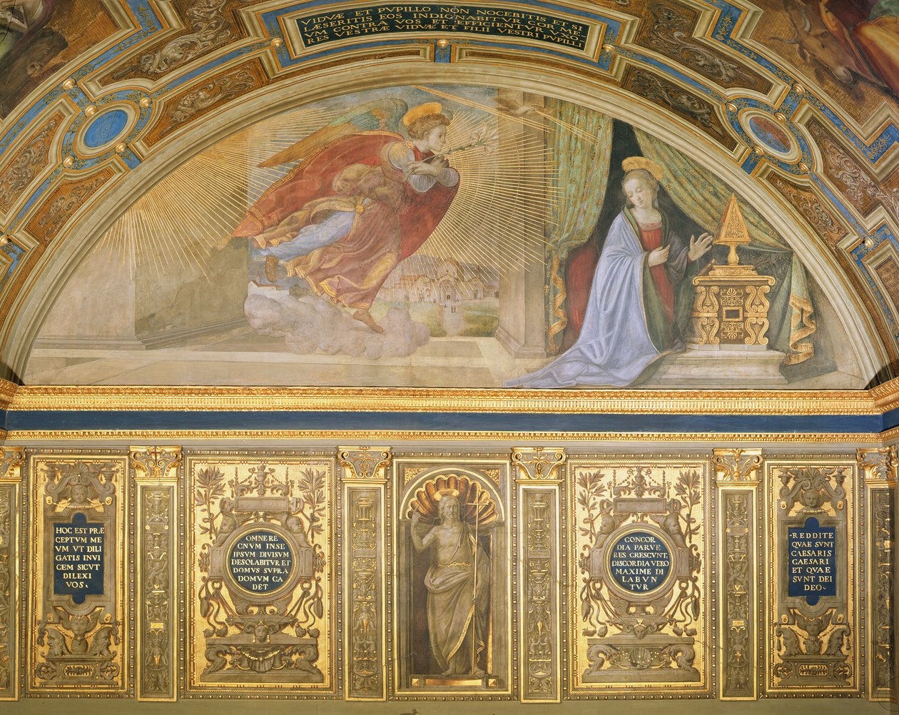Bebådelsen av Domenico Ghirlandaio