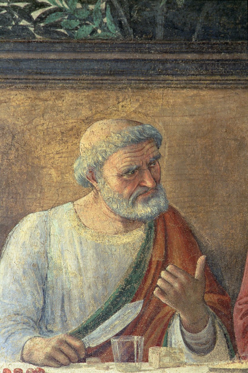Den sista måltiden, 1480 av Domenico Ghirlandaio