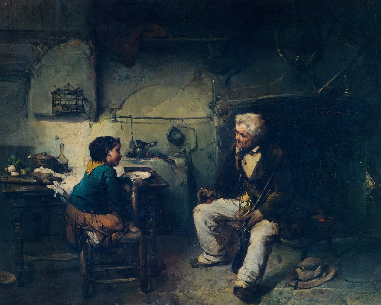 Jägaren, av Domenico Induno av Domenico Induno