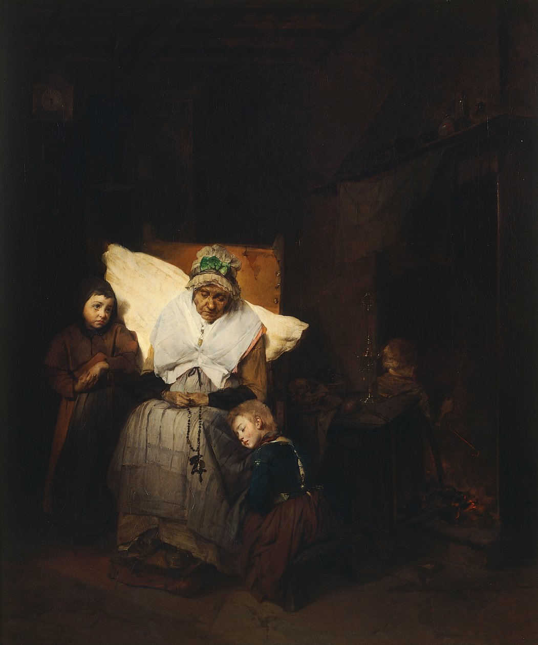 Radbandet, av Domenico Induno av Domenico Induno