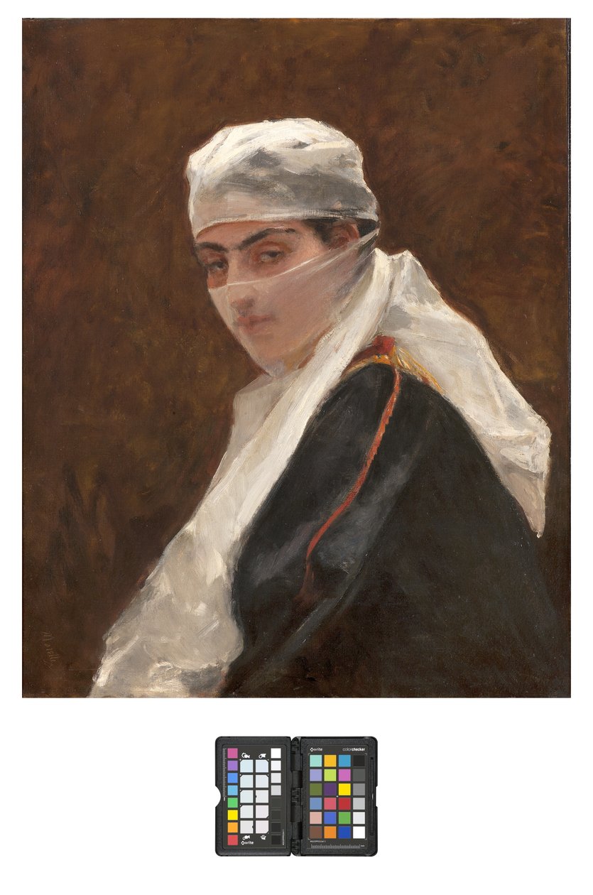 Odalisque, 1870-73 av Domenico Morelli