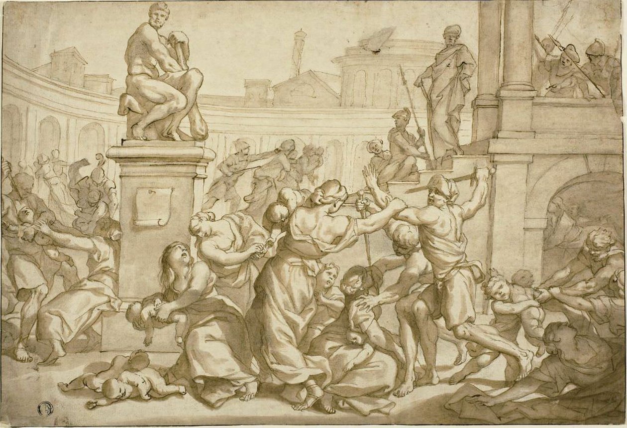 Massaker av de oskyldiga av Domenico Piola