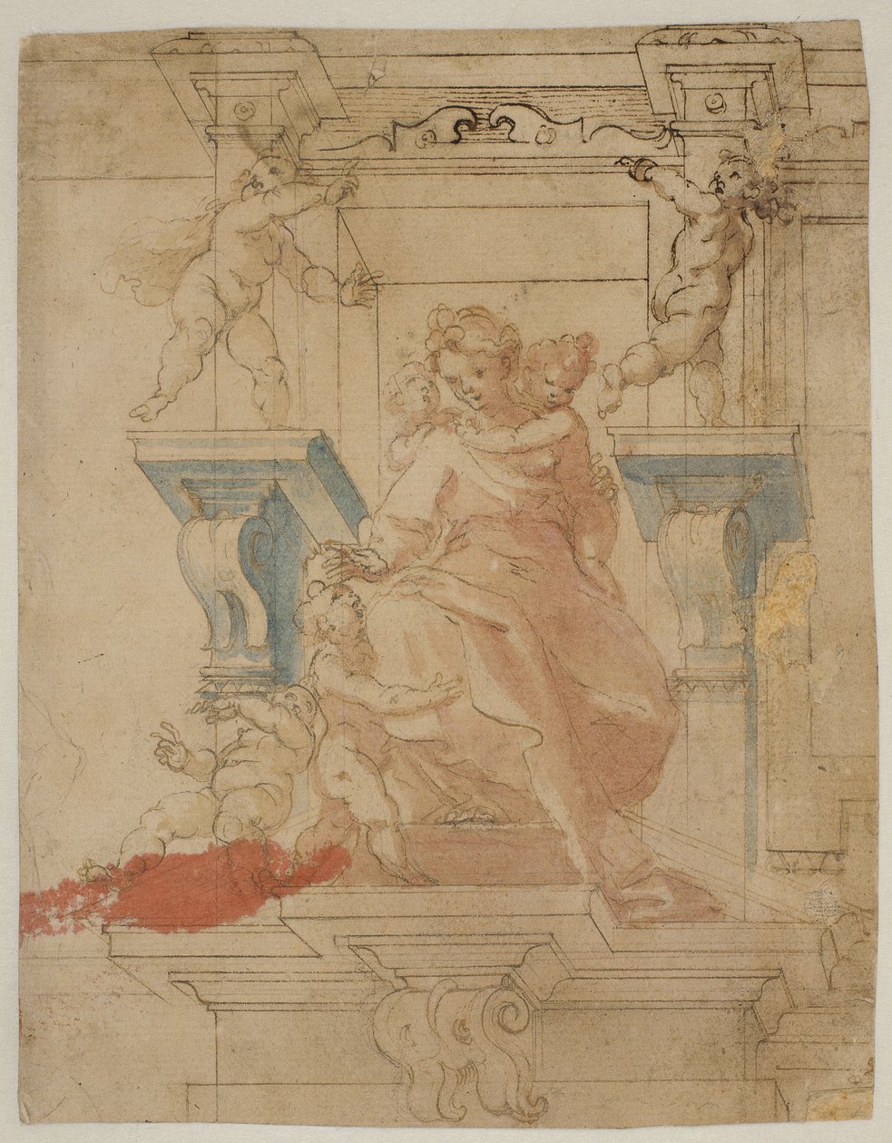 Sankt Antonius av Padua av Domenico Piola