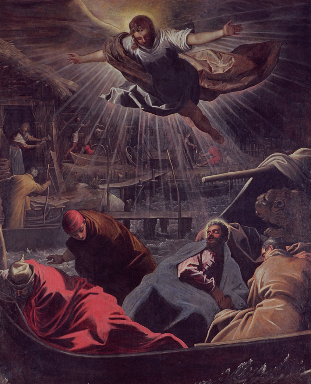 Drömmen om Markus av Domenico Robusti Tintoretto