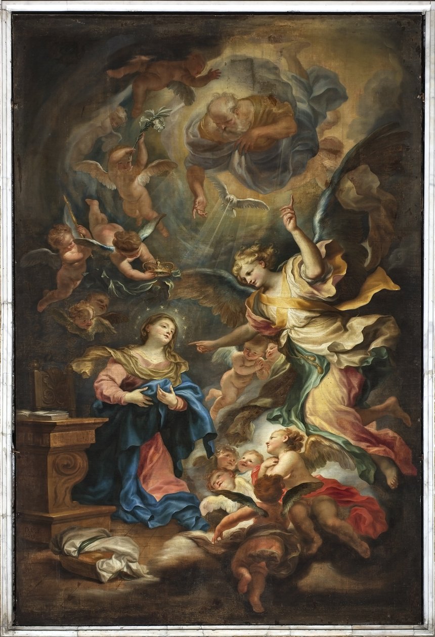 Förkunnelse av Domenico the Elder Piola