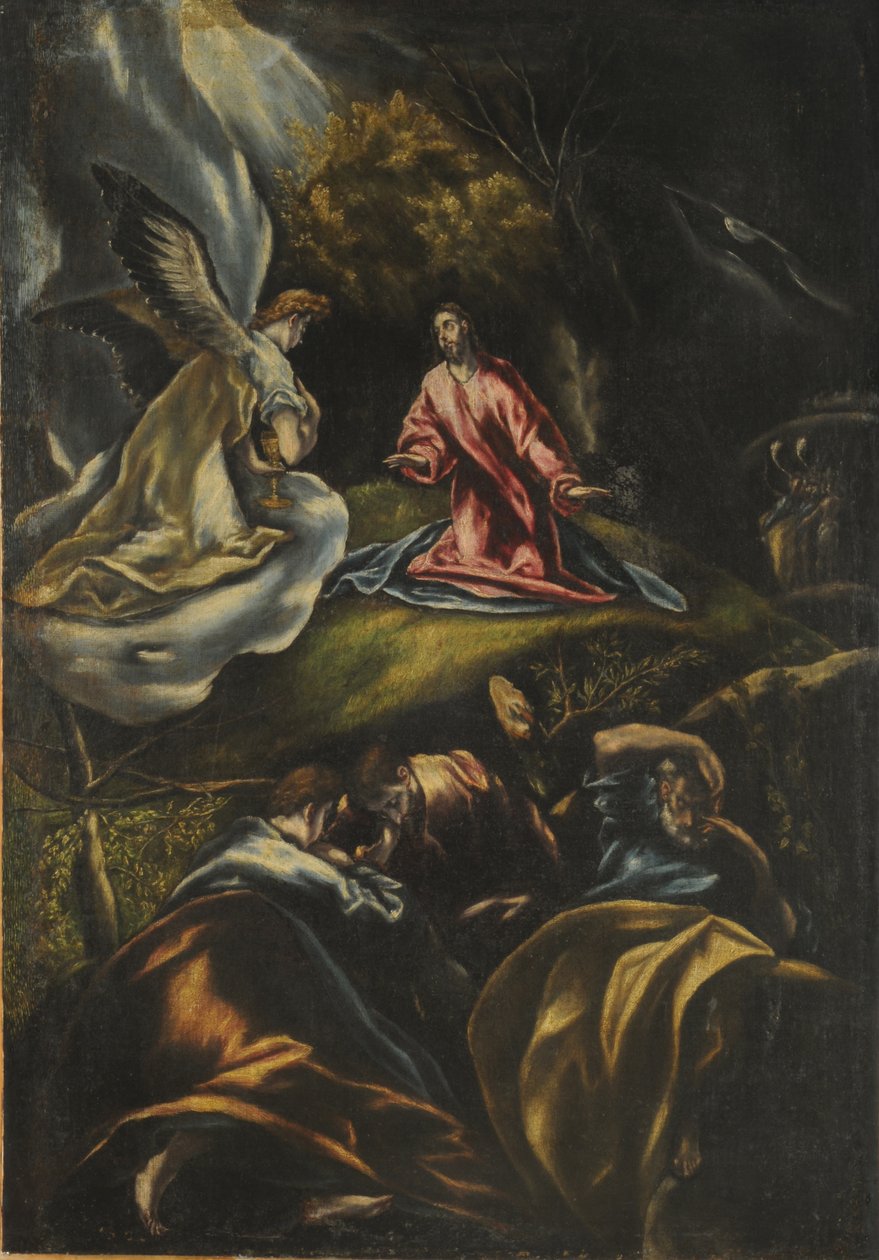 Kval i trädgården, 1600-1607. av Dominico El Greco
