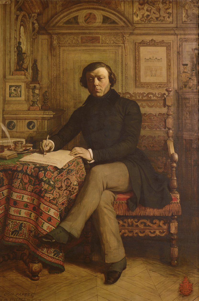 Porträtt av Antoine Vivenel (1799-1862) av Dominique Louis Papety