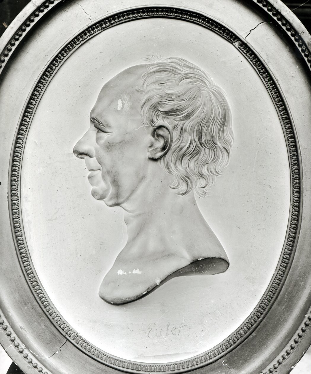 Medaljongporträtt av Leonhard Euler (1707-83) 1781 av Dominique Rachette
