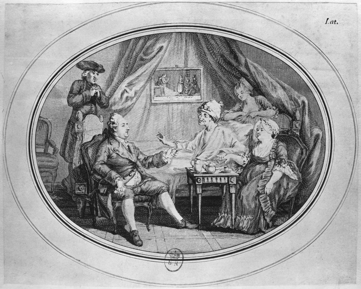 Lunchen i Ferney, 4 juli 1775 av Dominique Vivant Denon