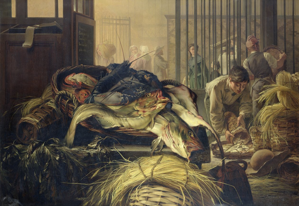 Fiskmarknaden av Dominique Henri Guifard