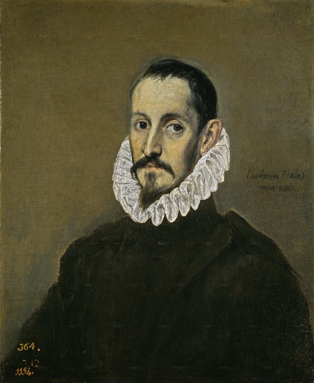 Retrato de un caballero anónimo av El Greco