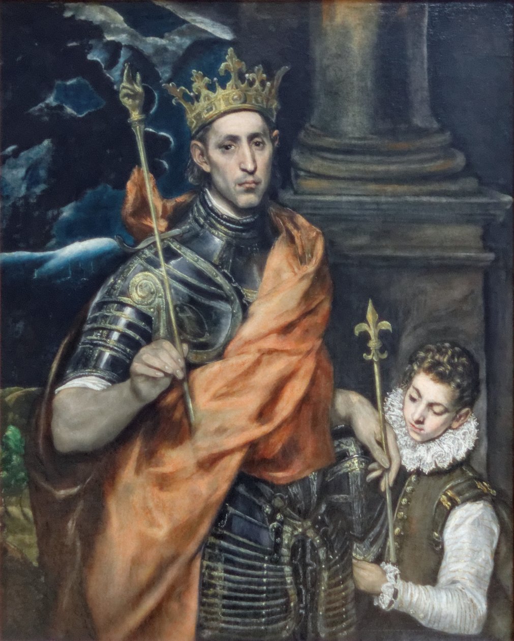 Saint Louis roi de France av El Greco