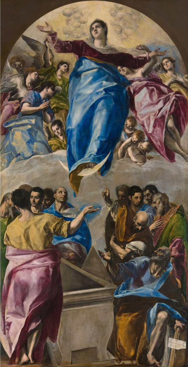 Jungfruns upptagande av El Greco
