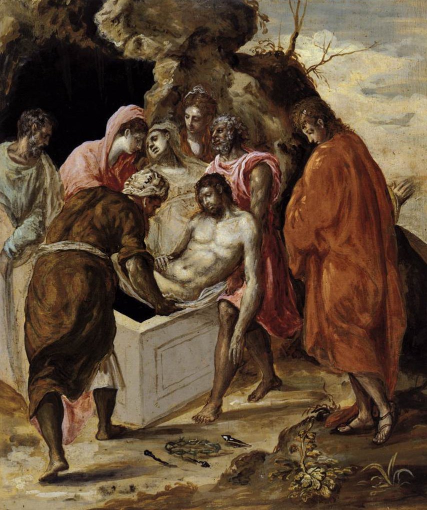 The Entombment of Christ av El Greco