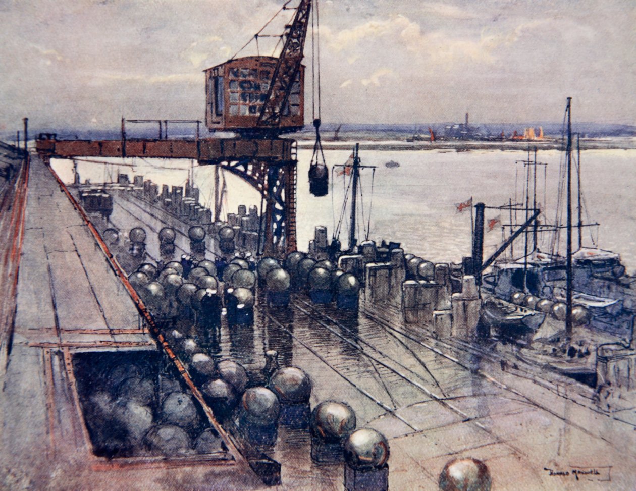 An Incipient Minefield, illustration från 