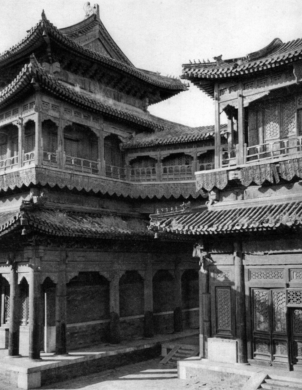 Yonghe-templet, Peking av Donald Mennie