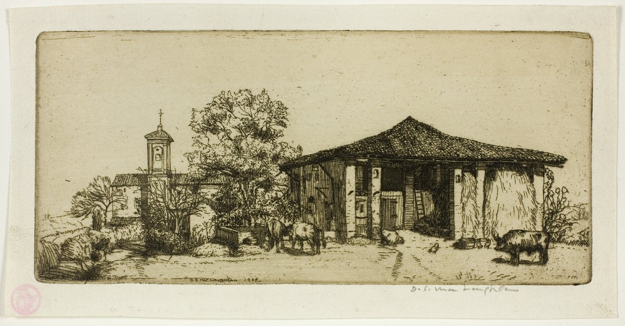 En toskansk gård av Donald Shaw MacLaughlan