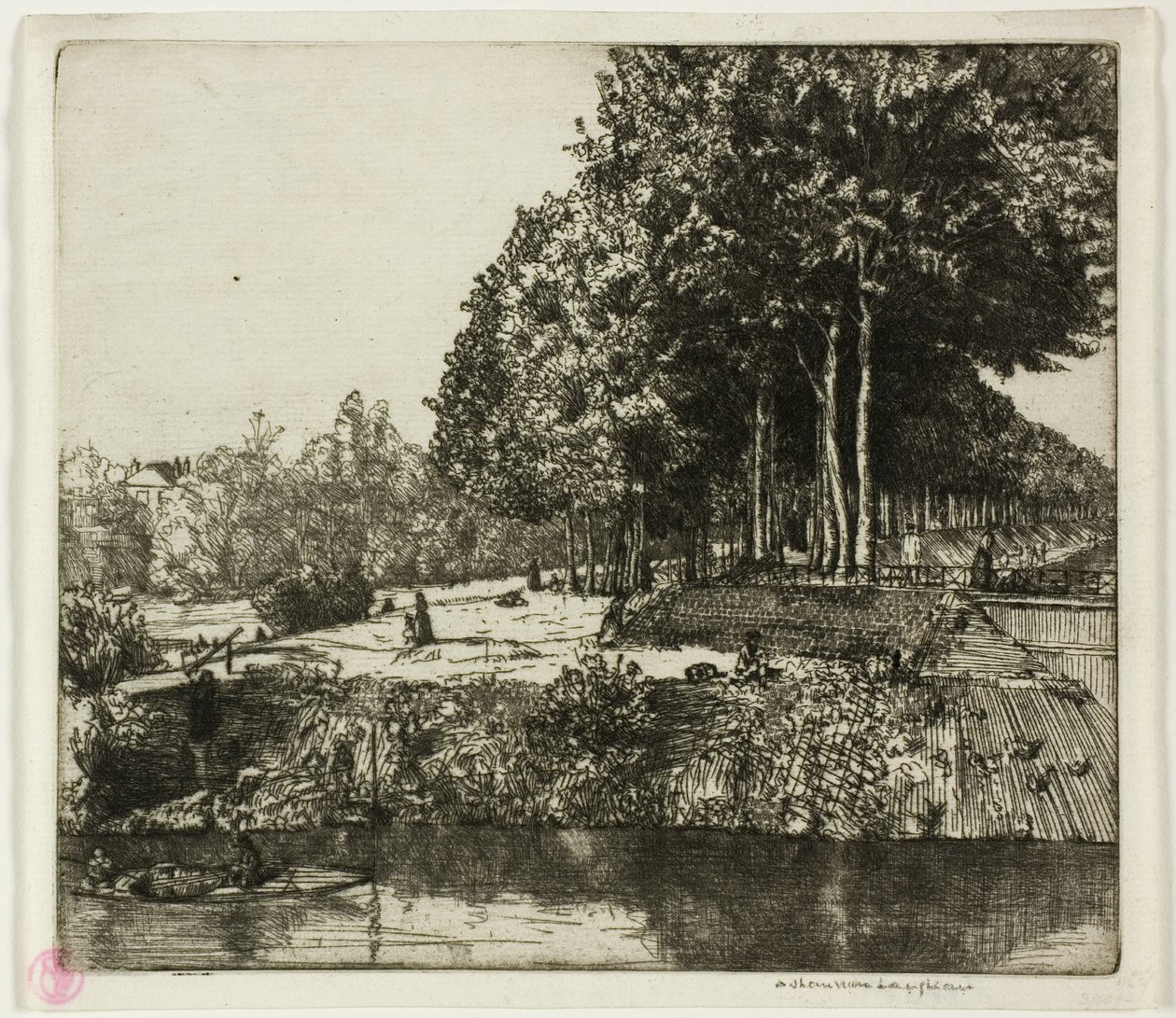 Kanalen vid Charenton av Donald Shaw MacLaughlan