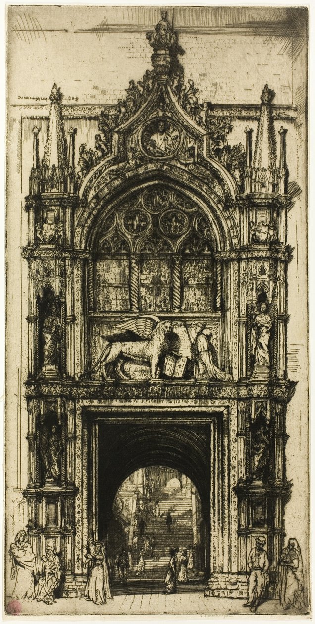 Dogernas dörröppning, Venedig av Donald Shaw MacLaughlan