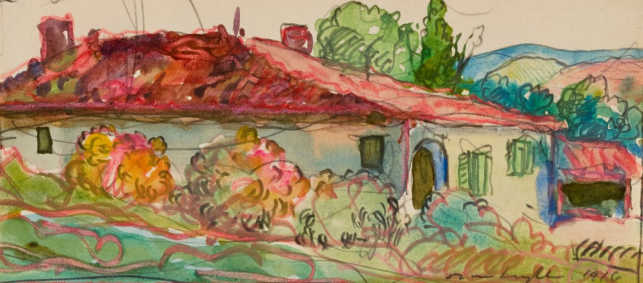 Gård nära Albi av Donald Shaw MacLaughlan