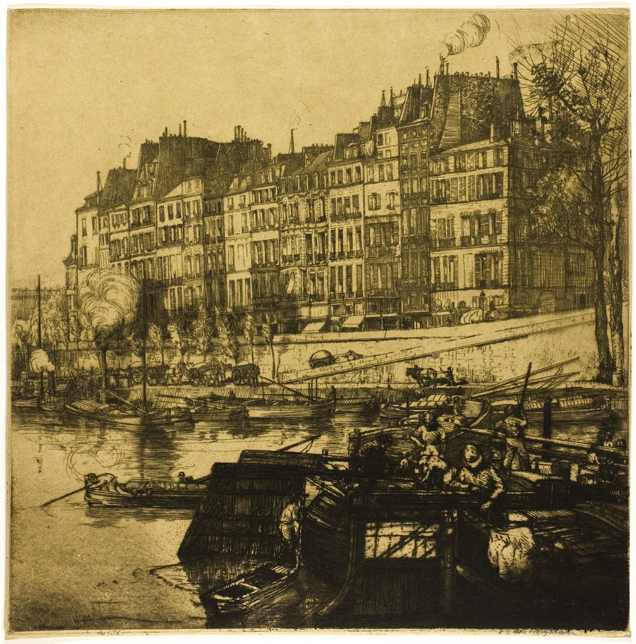 Staden, Paris av Donald Shaw MacLaughlan