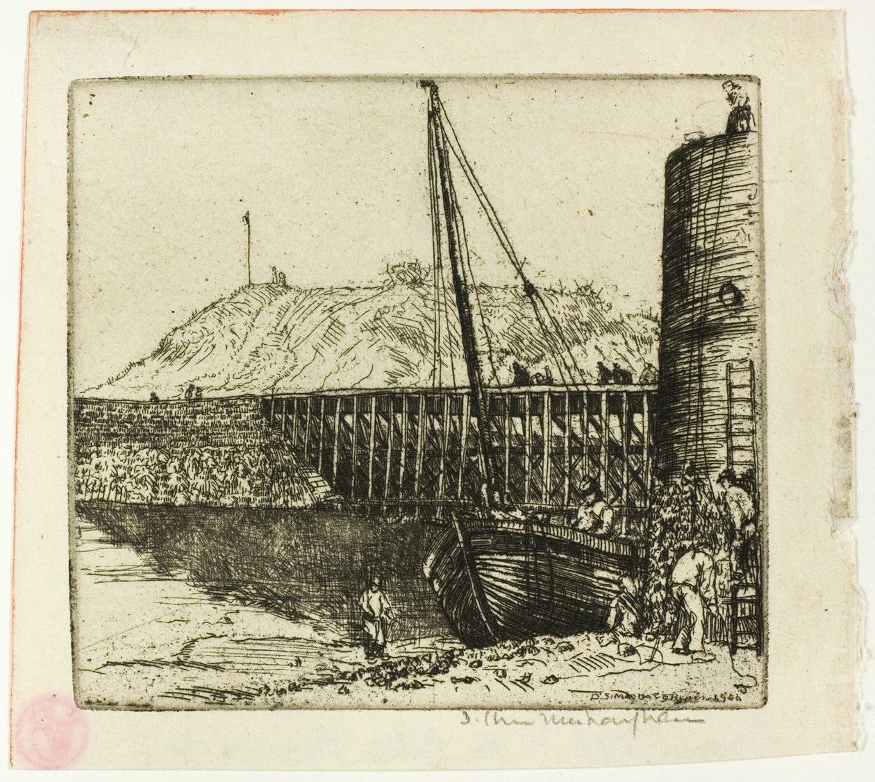 Porten, Boulogne av Donald Shaw MacLaughlan