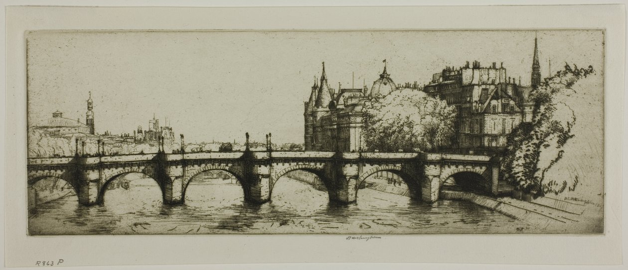 Pont Neuf, Paris av Donald Shaw MacLaughlan