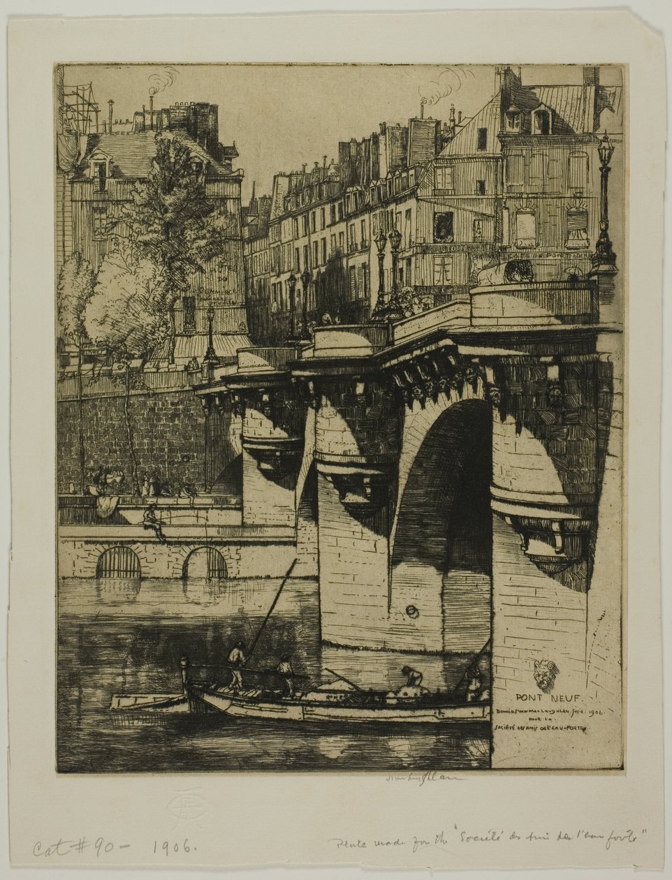 Pont Neuf, Paris av Donald Shaw MacLaughlan