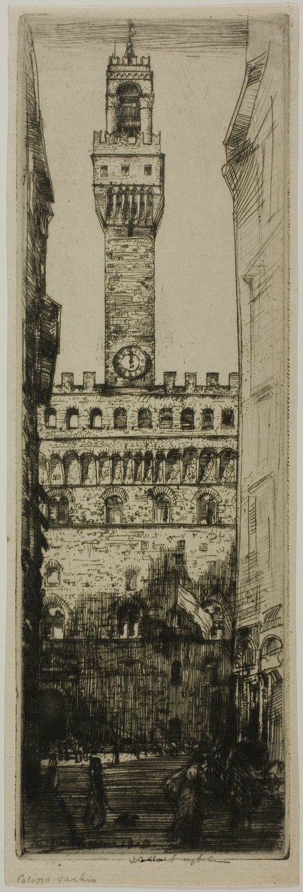 Palazzo Vecchio, Florens av Donald Shaw MacLaughlan