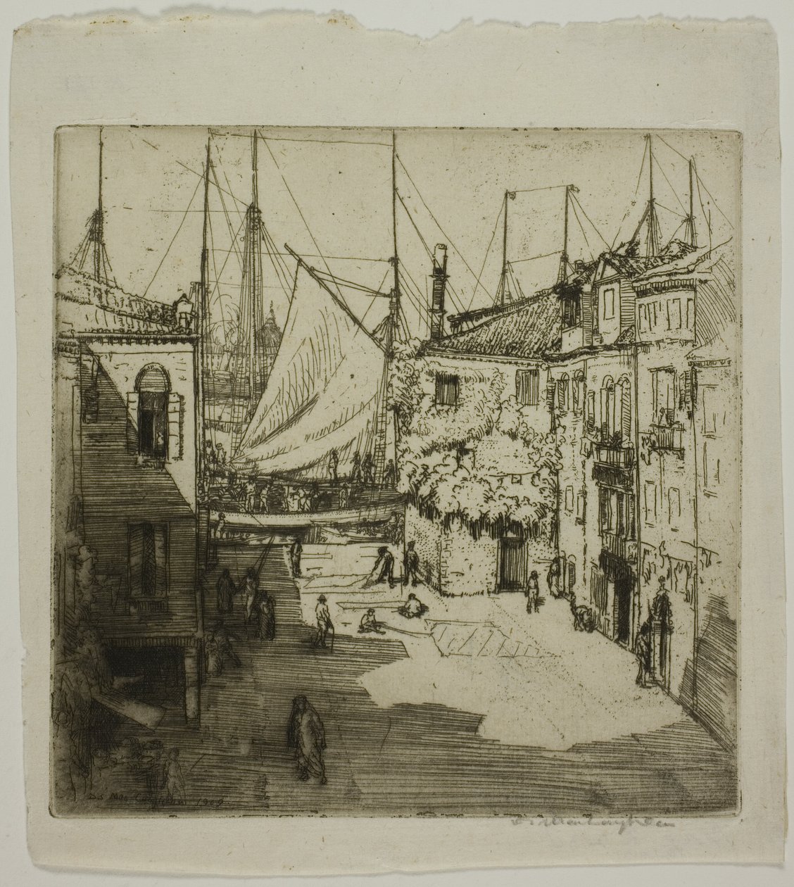 Sail Yard, Venedig av Donald Shaw MacLaughlan