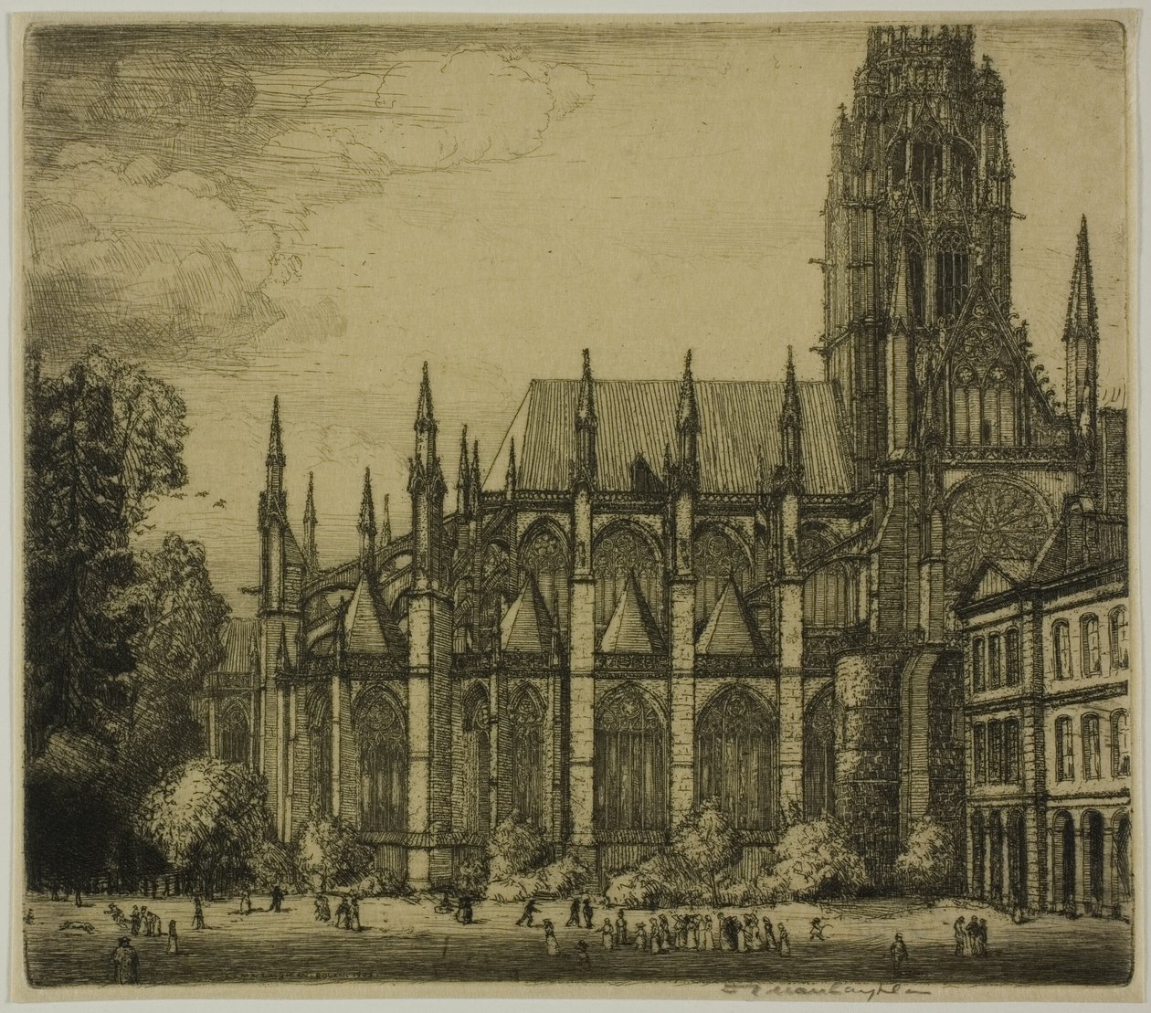 St. Ouen, Rouen av Donald Shaw MacLaughlan