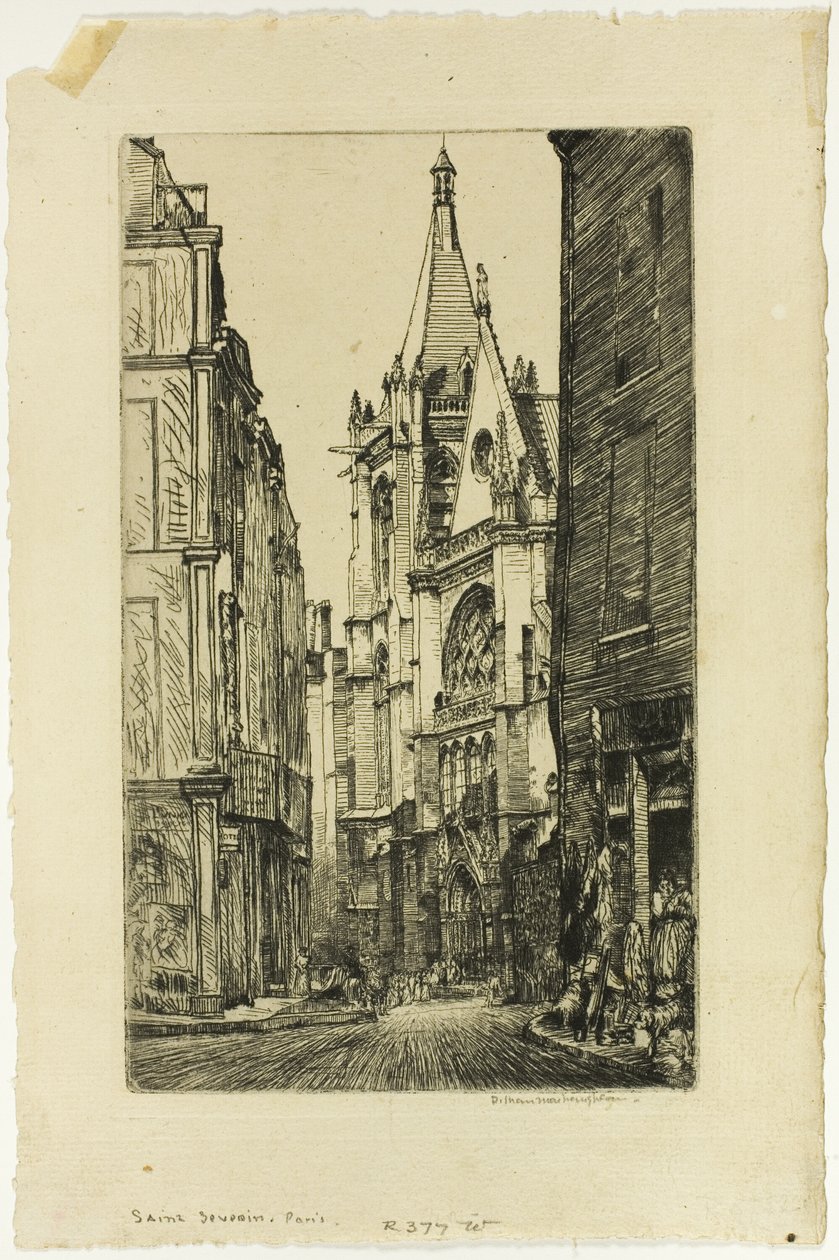 S:t Séverin, Paris av Donald Shaw MacLaughlan