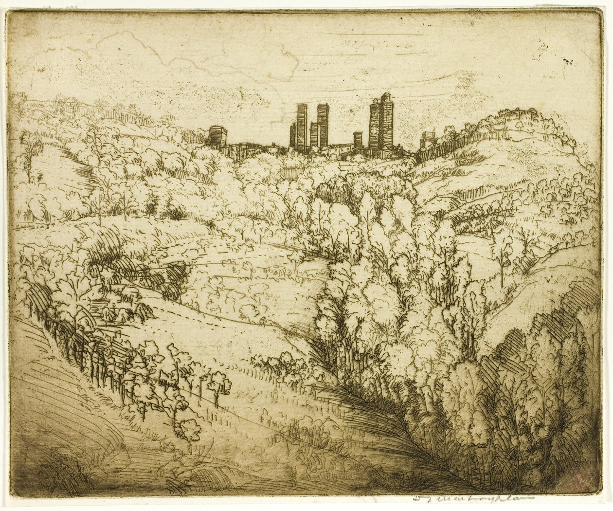 The Hill City av Donald Shaw MacLaughlan