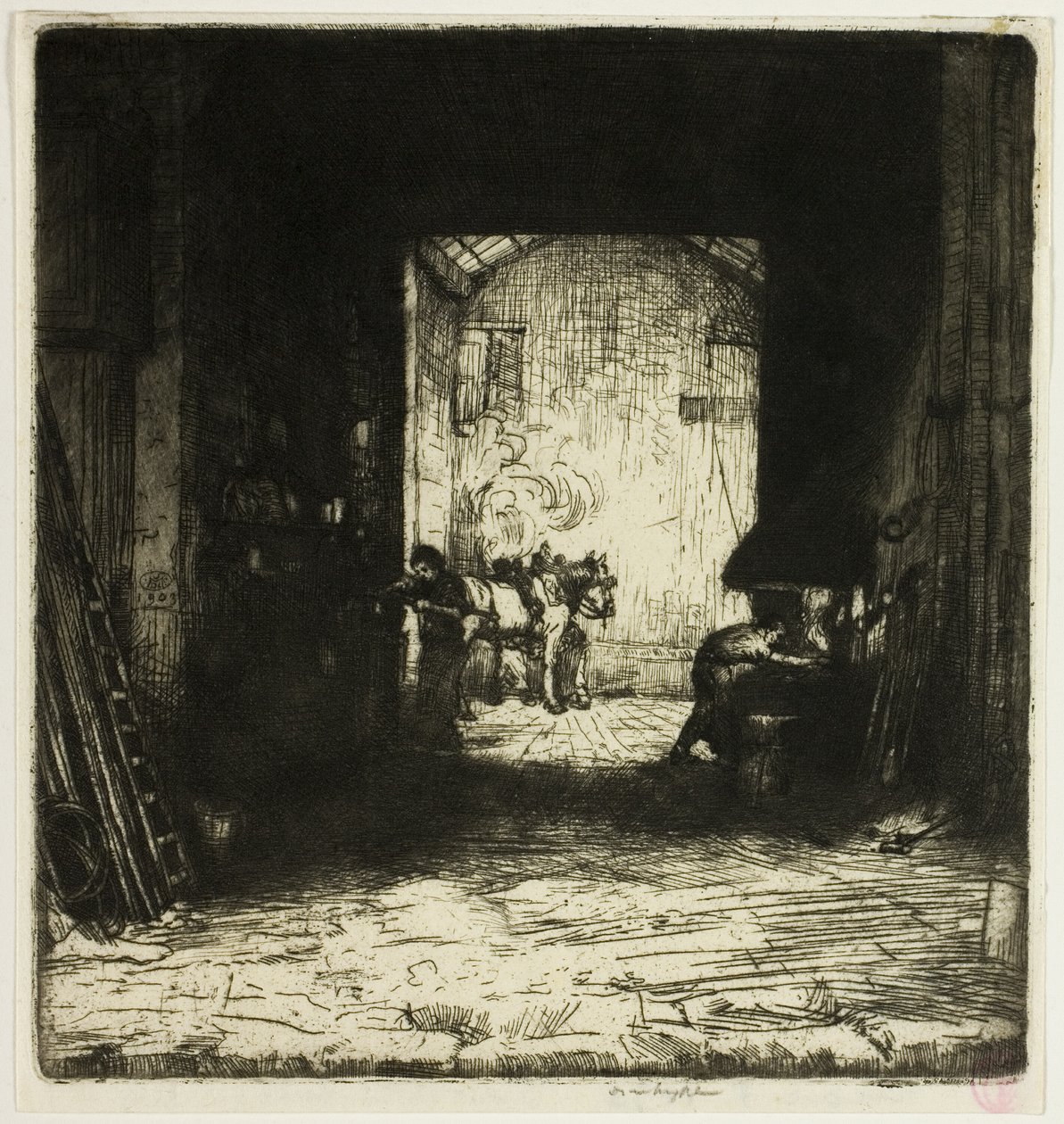 Lilla smedjan av Donald Shaw MacLaughlan
