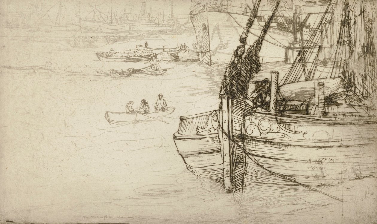 The Little Pool, London av Donald Shaw MacLaughlan
