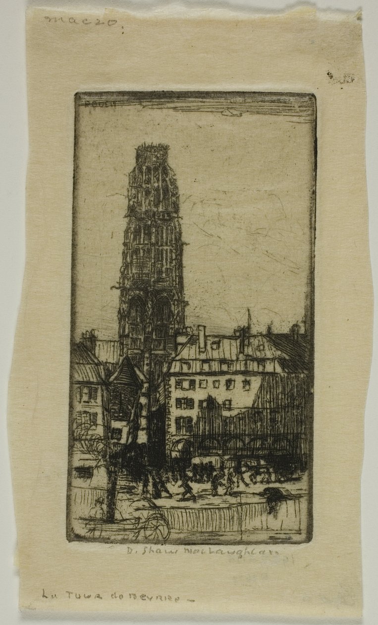 Butter Tower, Rouen av Donald Shaw MacLaughlan