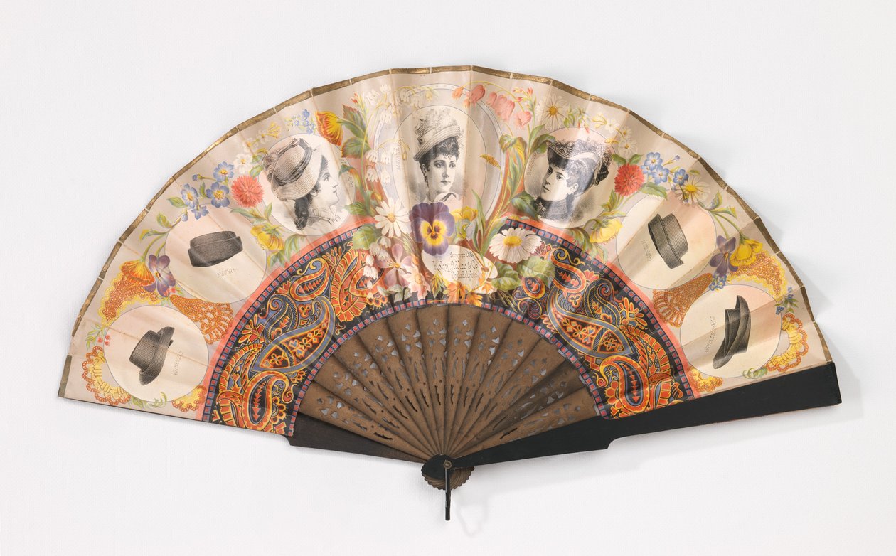 Fan, amerikansk, 1880. av Donaldson Brothers