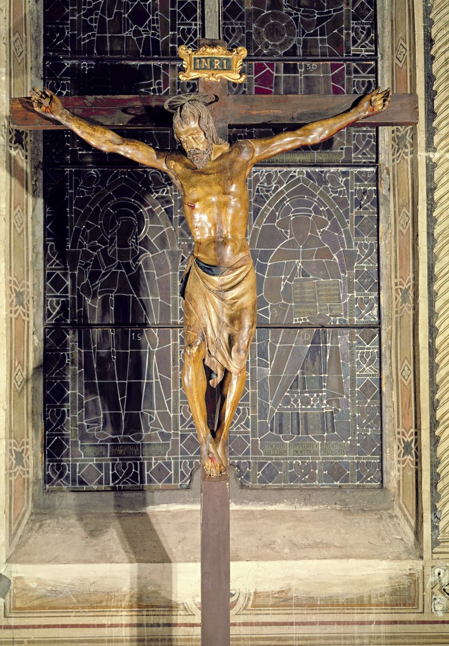 Krucifix, c.1425 (polykromt trä) av Donatello