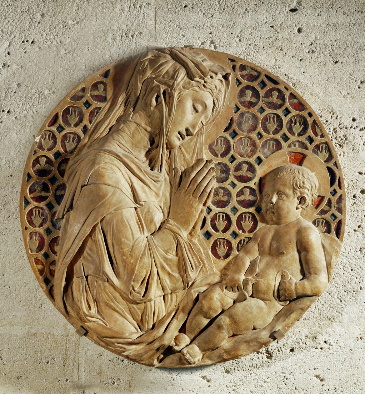 Jungfrun som tillber barnet, "Madonna Todi" ... av Donatello
