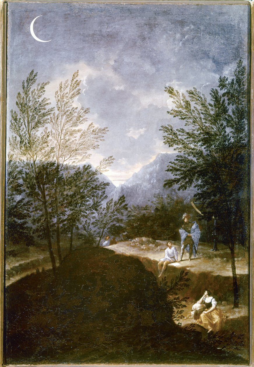 Astronomisk observation. 1711. (olja på duk ) av Donato Creti