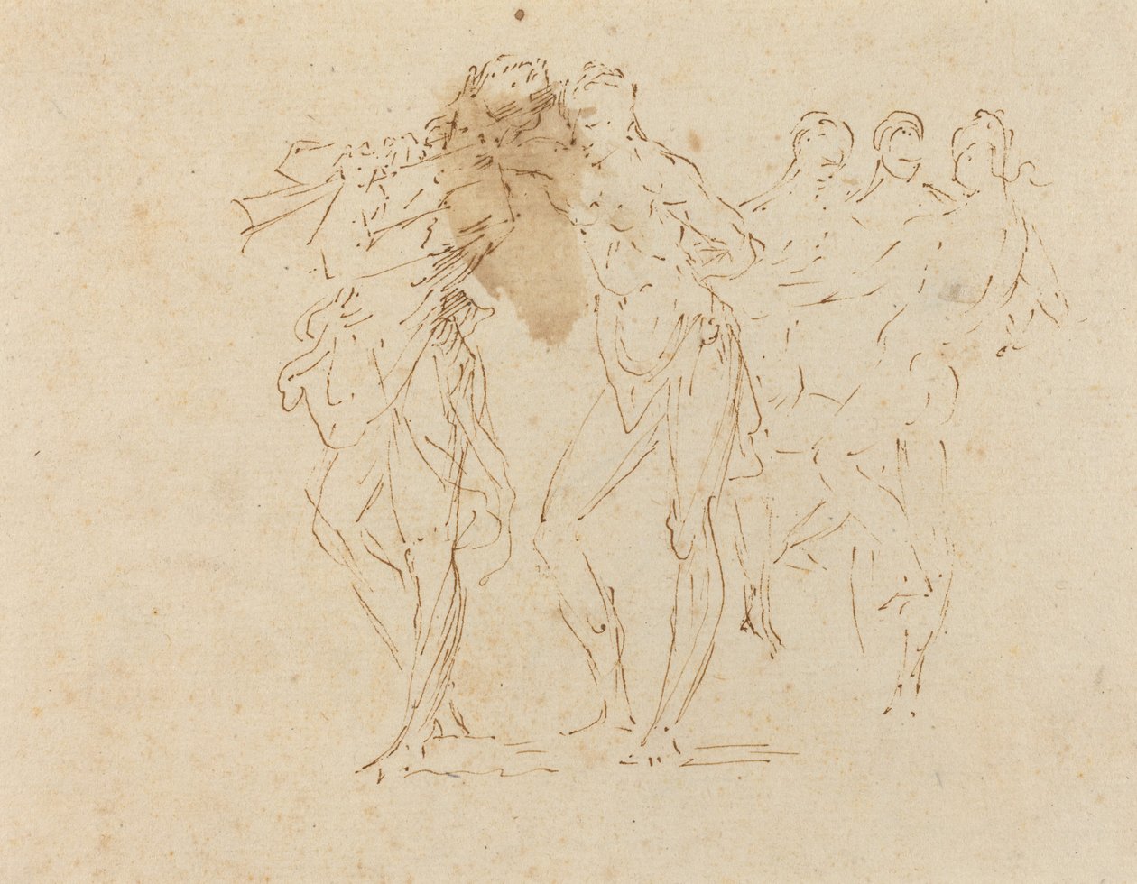 Musiker och dansande figurer av Donato Creti