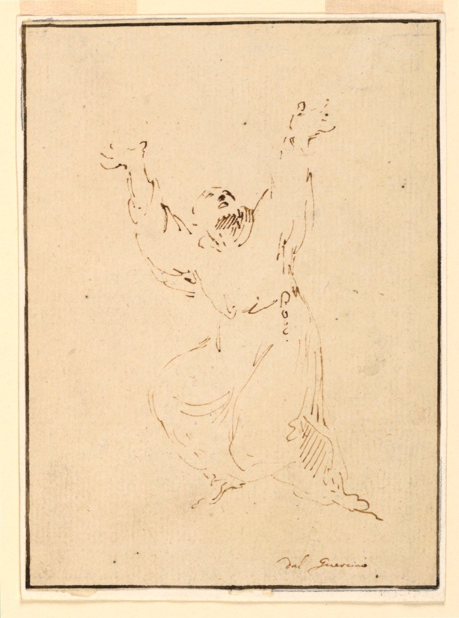 Saint Francis tar emot Stigmata av Donato Creti