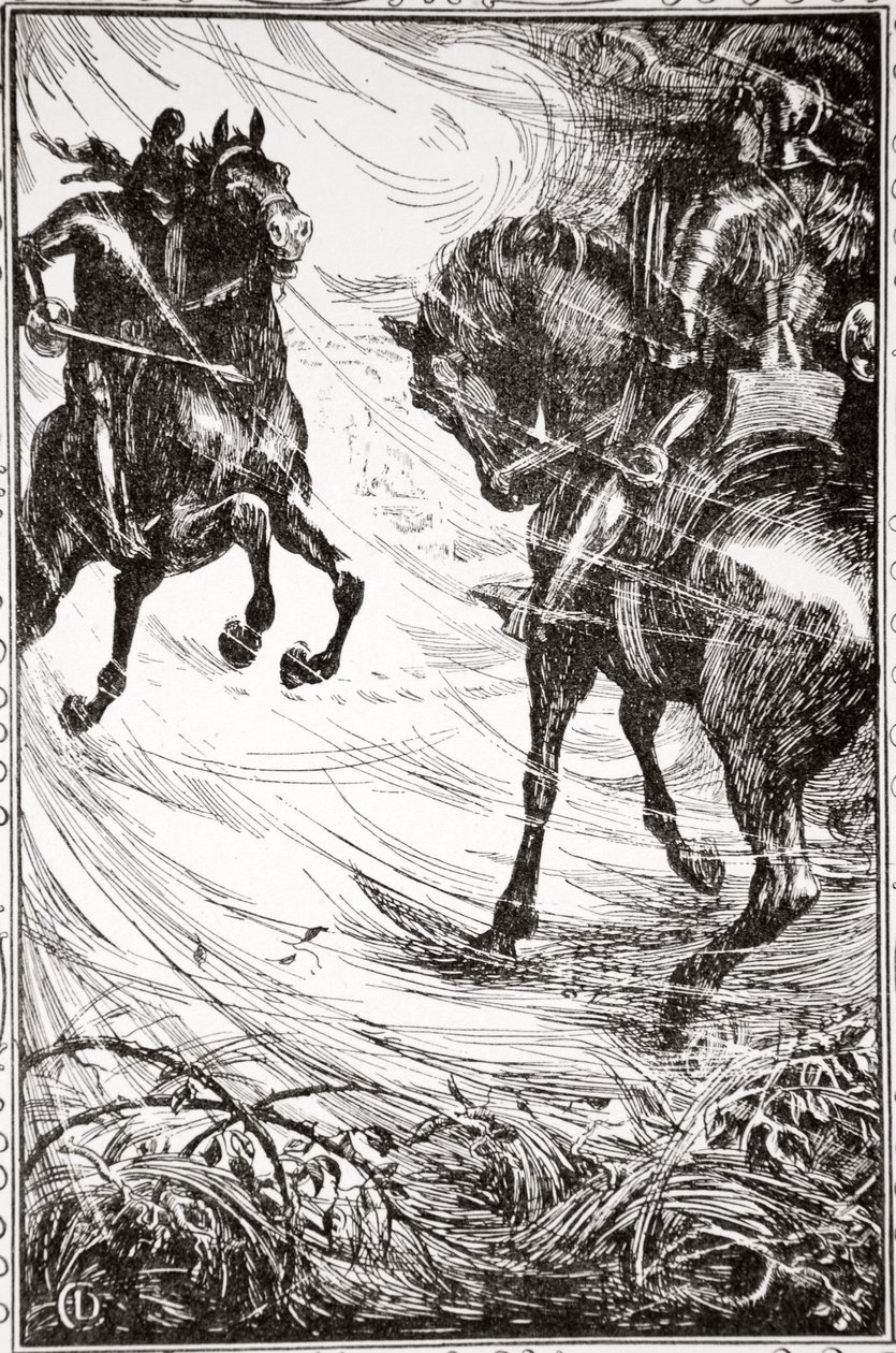 "Sår var tävlingen", 1905. av Dora Curtis