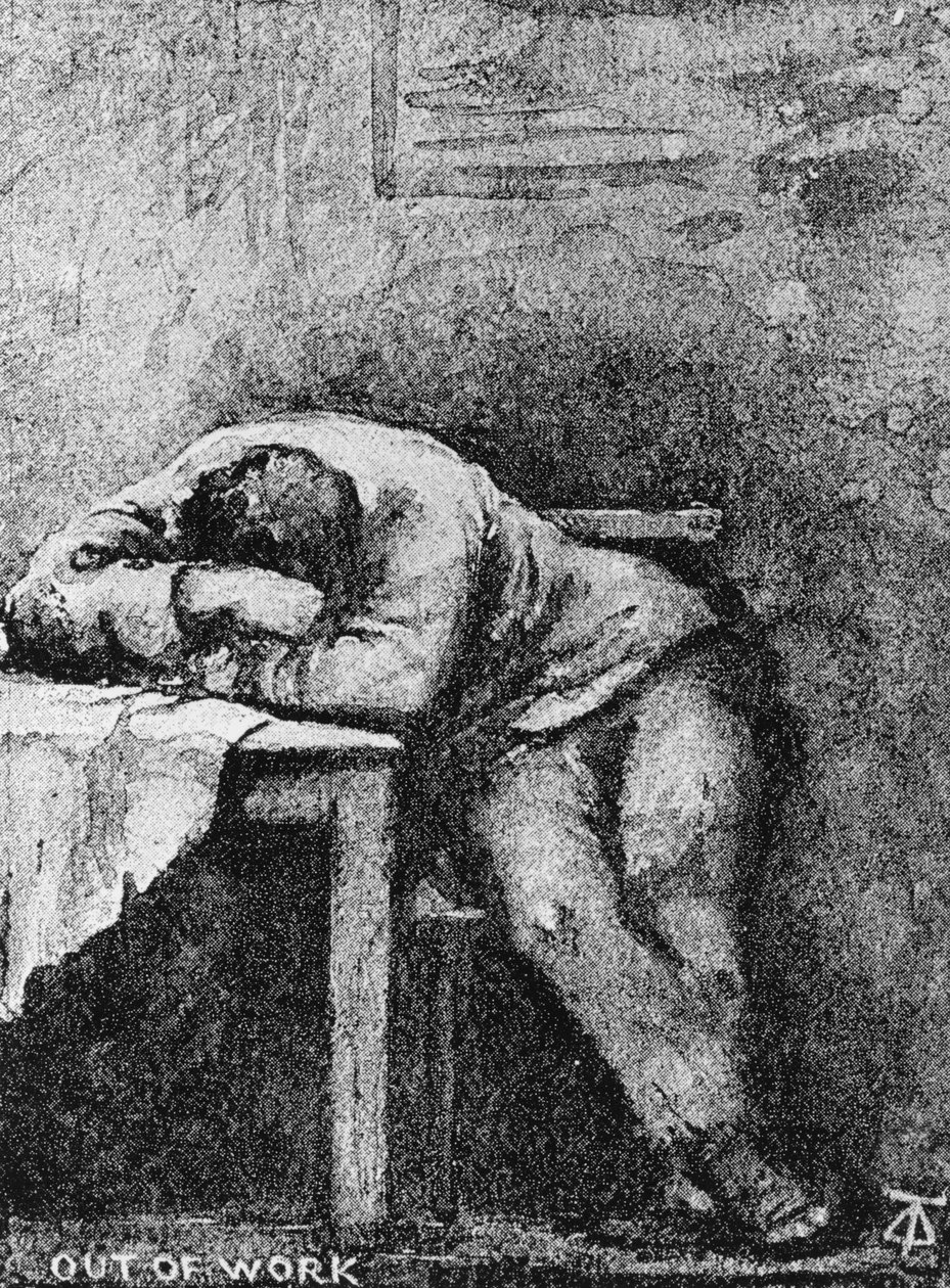 Utan arbete, 1890 av Dorothy Stanley