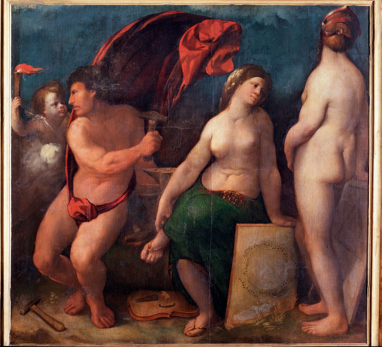 Allegori över musik (målning av Dosso Dossi