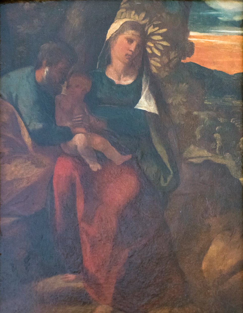 Helig familj av Dosso Dossi