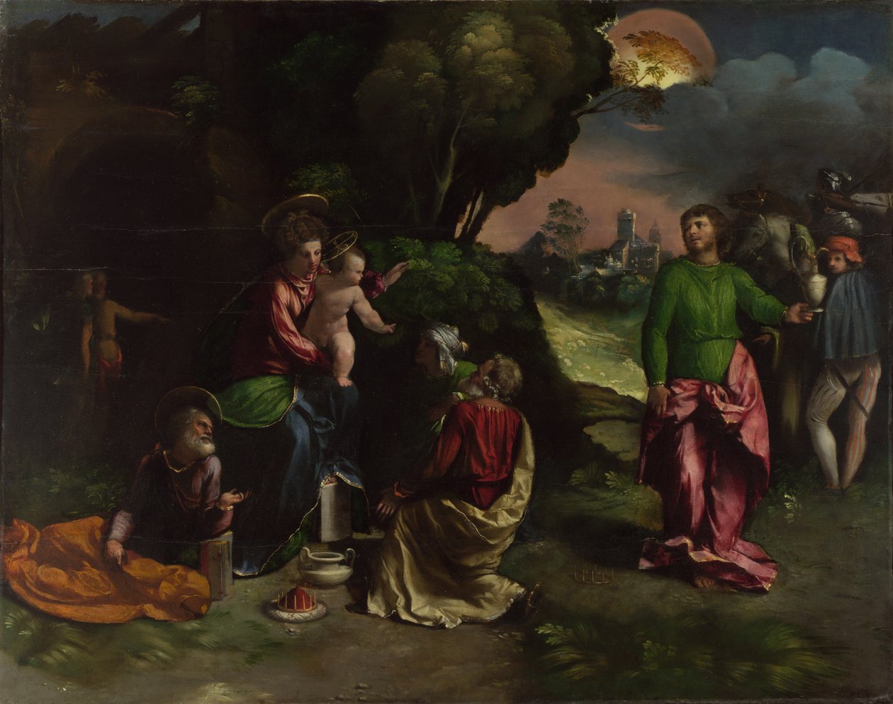 Konungarnas tillbedjan, c.1535 av Dosso Dossi