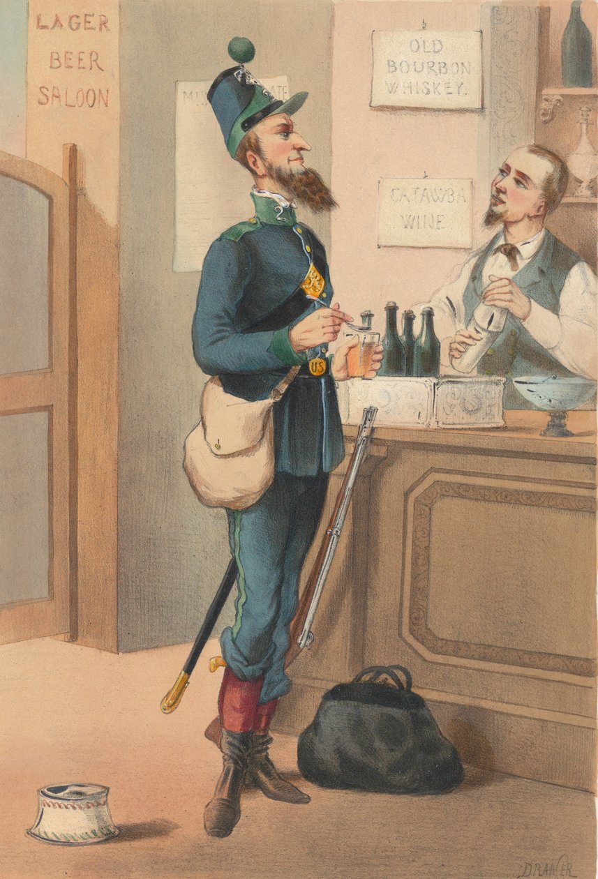 USA - Jägare till fots, 1865. av Draner
